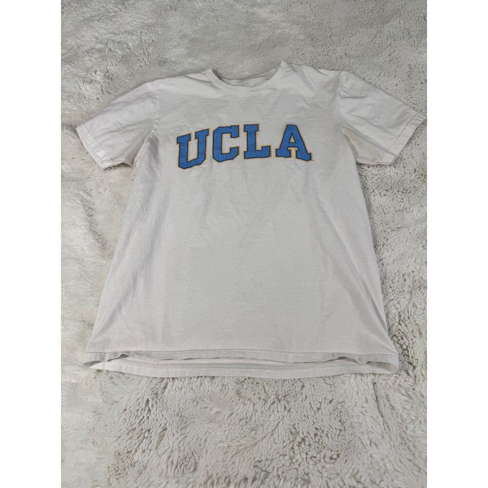 Adidas UCLA Bruins Tee Blue Gold Trefoil White Men's M Collegiate Retro